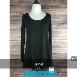 XS LuLaRoe Black Lynnae